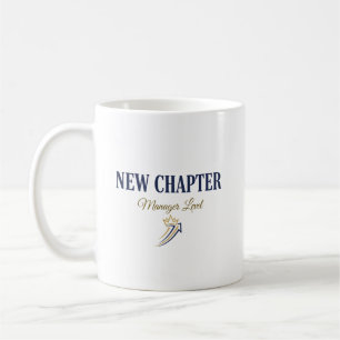 Nieuwe hoofdstuk manager niveau koffiemok