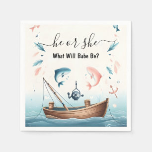 Nieuwe Hook Bait Fun Wood Fish Gevist Gender Revea Servet