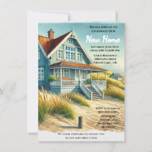 Nieuwe huis open huis / Housewarming Party  Uitnod Kaart