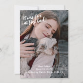 Nieuwe huisdierfoto aankondiging (Voorkant)