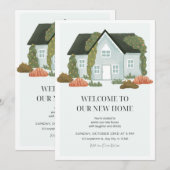 Nieuwe huisuitnodiging kaart (Voorkant / Achterkant)