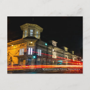 Nieuwe Indische Art Deco Architectuur Esthetiek Briefkaart