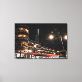 Nieuwe Indische Art Deco-architectuur Landschapsfo Canvas Afdruk