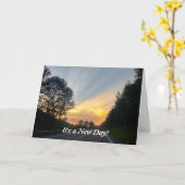 NIEUWE JAARKAART VERWERKEN KAART (Gele Bloem)