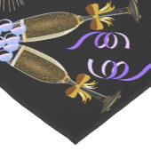 Nieuwe jaarlentetelaar exploiteren korte tafelloper (Hoek)