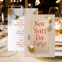 Nieuwe jaren Eve Party - Gold & White Balloons - R