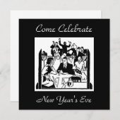 Nieuwe jaren oud kaart (Voorkant / Achterkant)