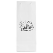 Nieuwe jaren oud wijn cadeautas (Achterkant)