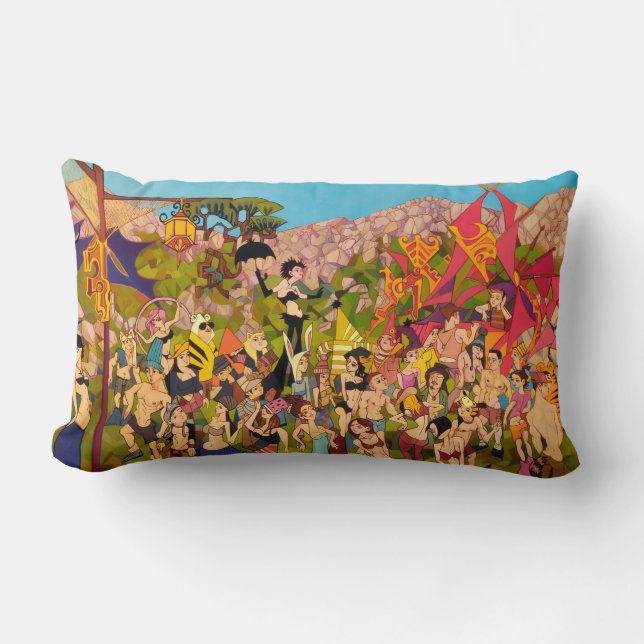 Nieuwe jaren Simi Valley Kussen (Voorkant)