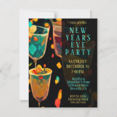 Nieuwe jaren Uitnodiging van Eve Partij (Voorkant)