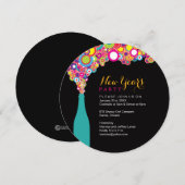 Nieuwe jaren Uitnodiging van Eve Partij (Voorkant / Achterkant)