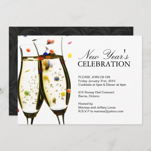 NIEUWE JAREN VINDEN PARTIJVERZOEK KAART (Voorkant / Achterkant)