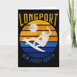 Nieuwe Jersey Surfer Longport Nj Surfen Stranden S Kaart
