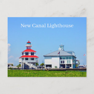Nieuwe Kanaal Vuurtoren New Orleans LA USA Ansicht Briefkaart