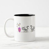 Nieuwe kattenspeelgoed - mok (Links)