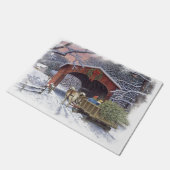 Nieuwe kerstboom deurmat (Schuin)