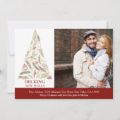 Nieuwe kerstboomfoto's decoderen aankondiging (Voorkant)