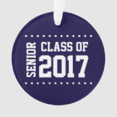 Nieuwe  klasse van 2017 ornament (voorkant)