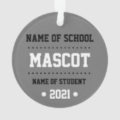 Nieuwe  klasse van 2021 ornament (achterkant)