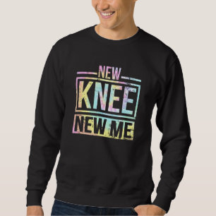Nieuwe knie New Me Replacement Surgery na post op Trui