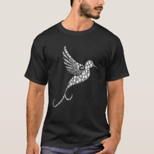 Nieuwe kolibrie Bling Vogelwaarnemer voor Mannen V T-shirt