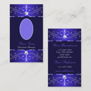 Nieuwe Koninklijke Blauwe  Ornamenten Foto's toevo Visitekaartje