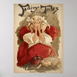 nieuwe kunst Ethel Reed Fairy Tales Poster