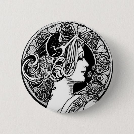  nieuwe kunst ronde button 5,7 cm (Voorkant)