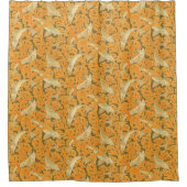 nieuwe kunstvis in zeewier douchegordijn (Voorkant)