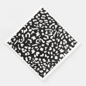 Nieuwe leopard-structuur 10 servet (Hoek)