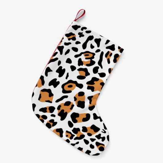 Nieuwe leopard-structuur 5 kleine kerstsok (Voorkant (Hangend))