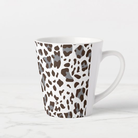 Nieuwe leopard-structuur 7 latte mok (Rechts)