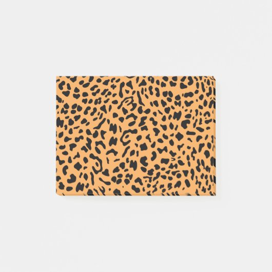 Nieuwe leopard-structuur 8 post-it® notes (Voorkant)