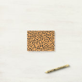Nieuwe leopard-structuur 8 post-it® notes (Op bureau)