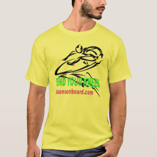 Nieuwe "Lessen aan boord" Origional Logo T-shirt