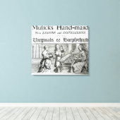 Nieuwe lessen en instructies canvas afdruk (Insitu (Houten vloer))