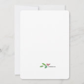 Nieuwe liefde voor kerstfoto's Aankondiging (Achterkant)