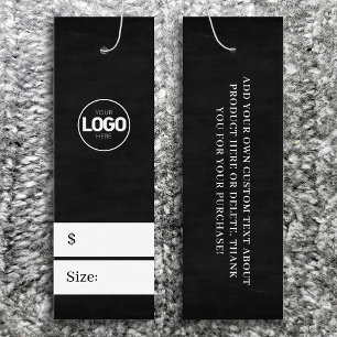 Nieuwe Logo Chalkboard Clothing Size Price Hang La Mini Visitekaartjes