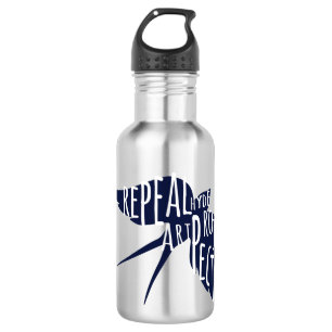 Nieuwe logo waterfles