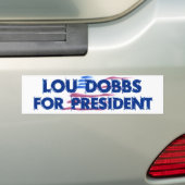 Nieuwe Lou Dobbs 2008 Bumpersticker (Op auto)