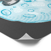 Nieuwe maan astrologie astronomie poster (Hoek)