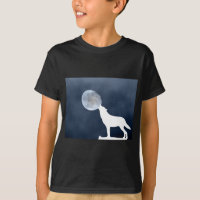 Nieuwe Maan - huilende wolf