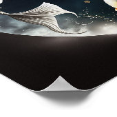 Nieuwe maan in Pisces Poster (Hoek)