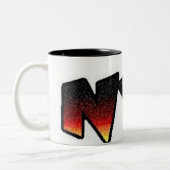 nieuwe maatbeker tweekleurige koffiemok (Links)