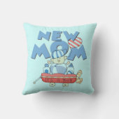 Nieuwe mam Het is een Jongen Gifts Kussen (Achterkant)