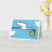 Nieuwe mama felicitatiekaart kaart (Gele Bloem)