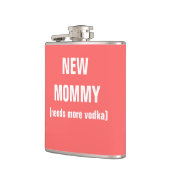 nieuwe mama heeft meer wodka nodig heupfles (Links)