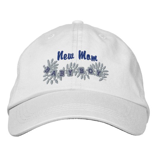 Nieuwe mama - jongen pet (Voorkant)