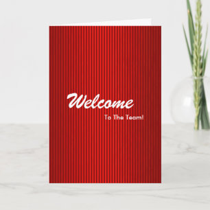 Nieuwe medewerker Welkom Kaart