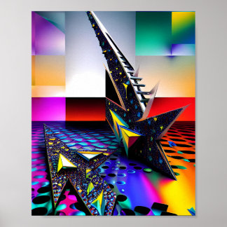 Nieuwe Memphis Design Vistas Poster